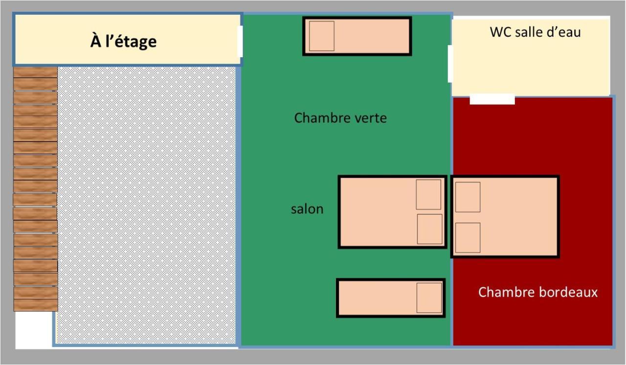 Chez Jean Villa Greez-sur-Roc Luaran gambar